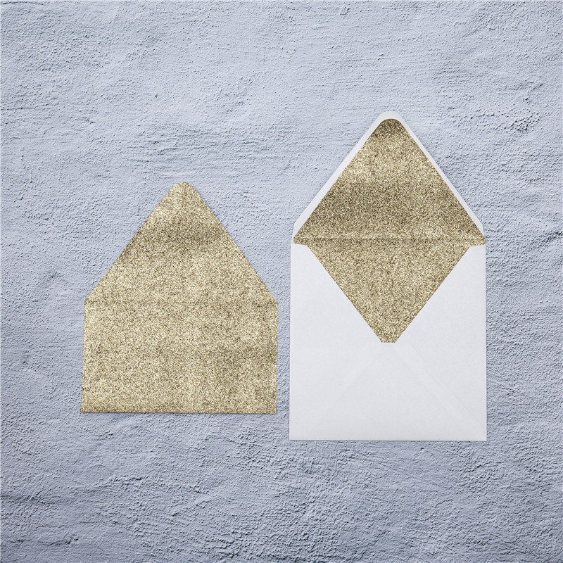 Doublures D'enveloppes Carrées en Papier Brillant WEL03G