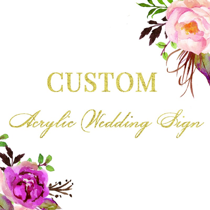 Personnalisation de Tableau de Mariage CYK001 - Cliquez sur l'image pour la fermer