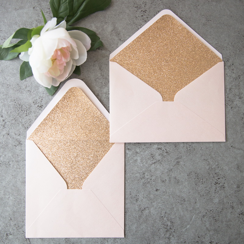 Doublures D'enveloppes Rectangulaires en Papier Brillant WEL02G