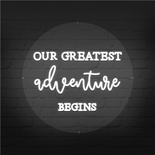 Our Greatest Adventure Begins(rond) WNSW0006 - Cliquez sur l'image pour la fermer