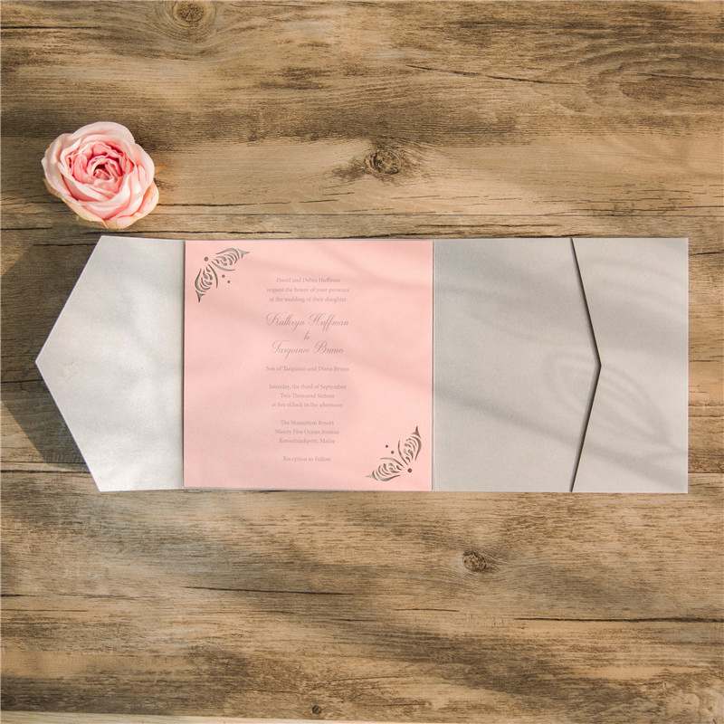 Faire-part modèle pochette WPFE2119
