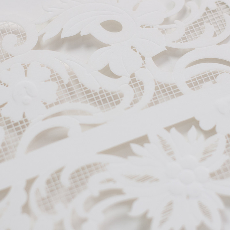 Faire Part de Mariage Spécial Découpé au Laser WPL0027 - Cliquez sur l'image pour la fermer
